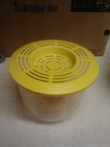 This little gem is a Microwave Popcorn Bowl, recently available through AVON. Due to complanints and concerns it is no longer available.