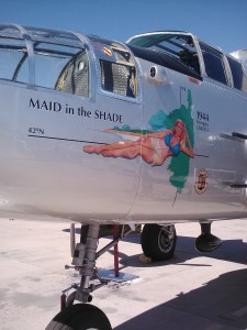 Nice nose art on this one.