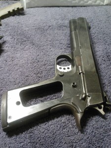Off with the old grip.